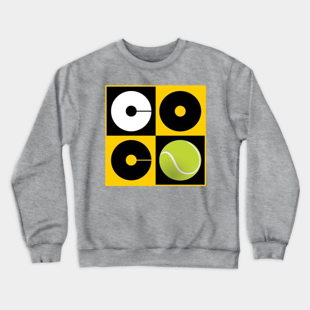 COCO GAUFF3 Crewneck Sweatshirt by David Hurd Designs